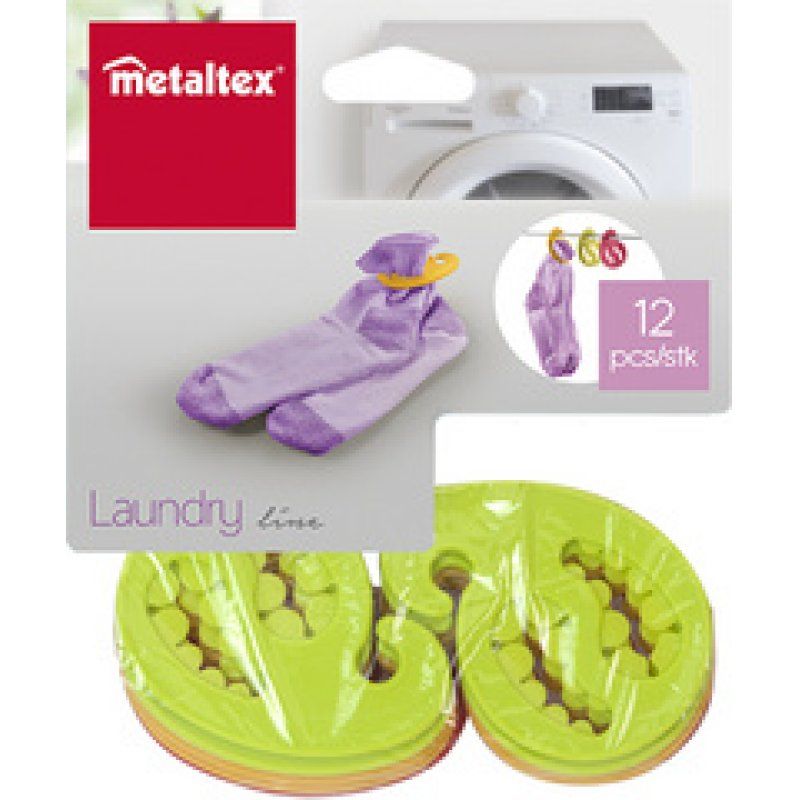 metaltex Porte-chaussettes, en caoutchouc, assorti