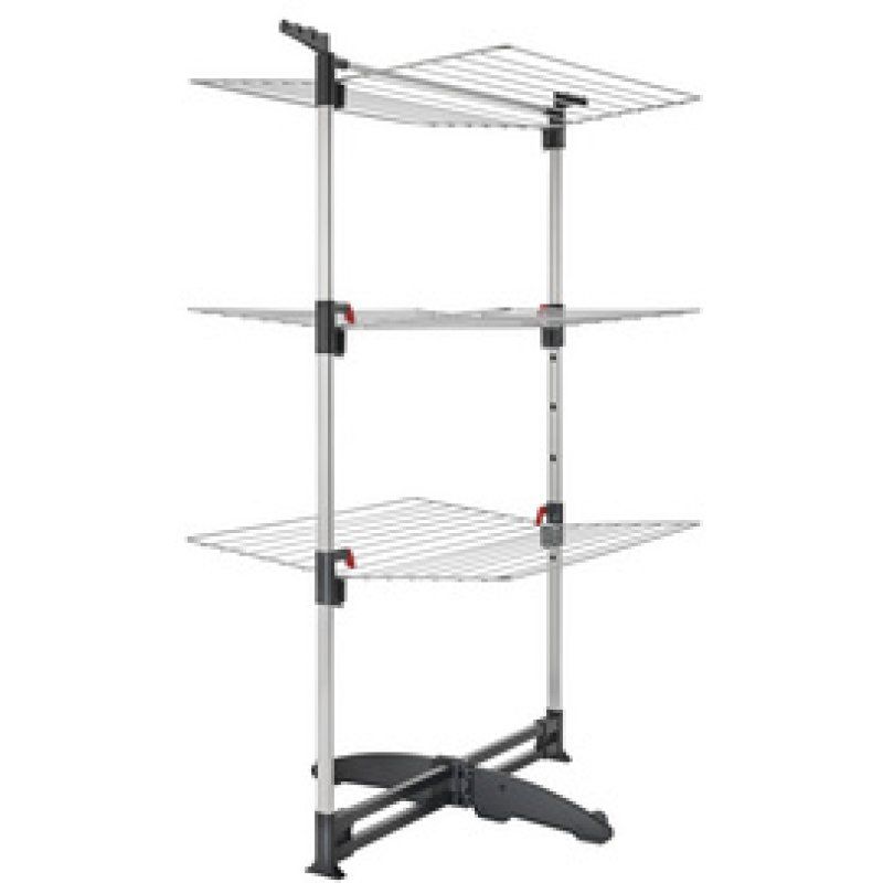 metaltex Séchoir à linge vertical Ciclone VARIO, 3 niveaux