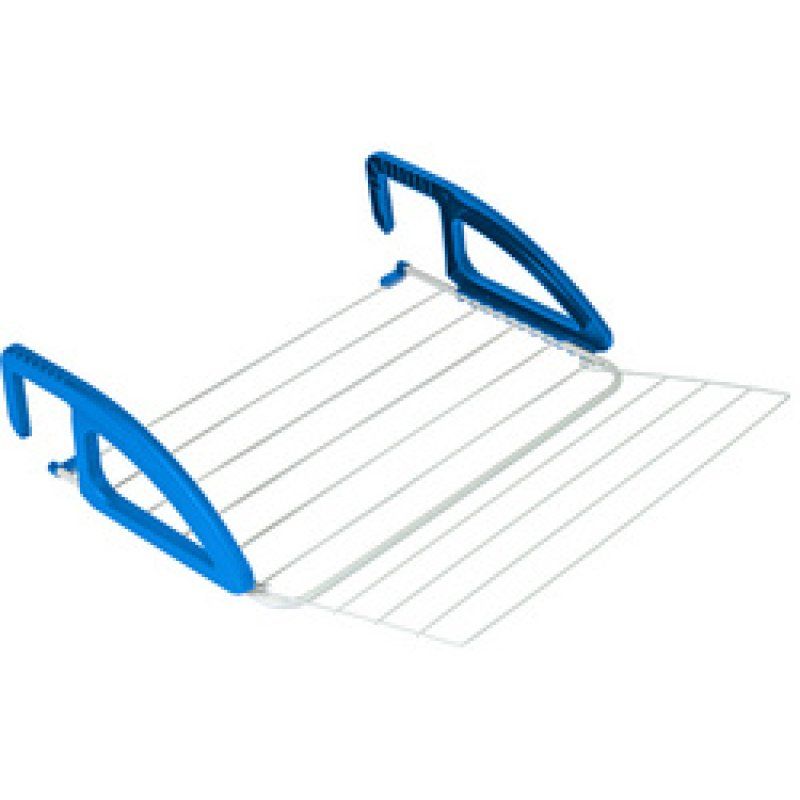 metaltex Séchoir à linge balcon/radiateur Bries, noir mat