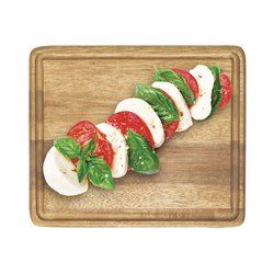 metaltex Planche à découper, 240 x 200 mm, bois d'acacia