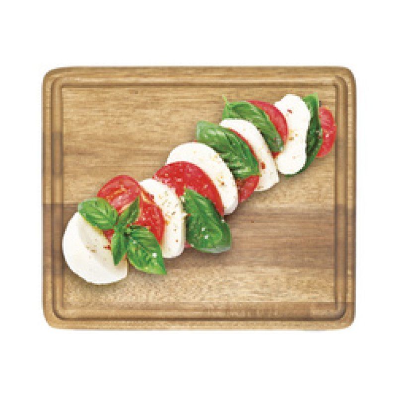 metaltex Planche à découper, 240 x 200 mm, bois d'acacia