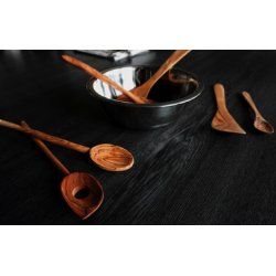 metaltex Cuillère de cuisine avec trou, longueur: 300 mm