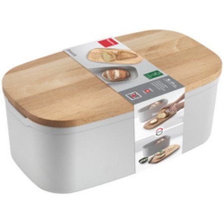 metaltex Boîte à pain Bready avec couvercle planche à pain