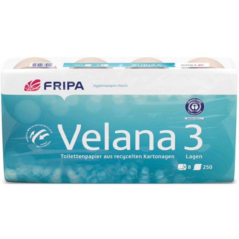Fripa Papier toilette Velana, 3 couches, marron