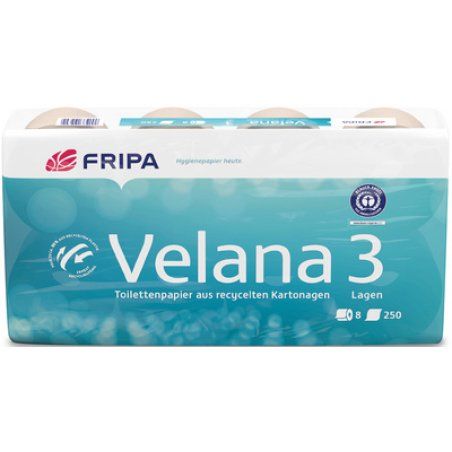 Fripa Papier toilette Velana, 3 couches, marron