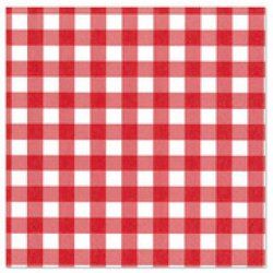 PAPSTAR Serviette à motif "Vichy Karo", 330 x 330 mm