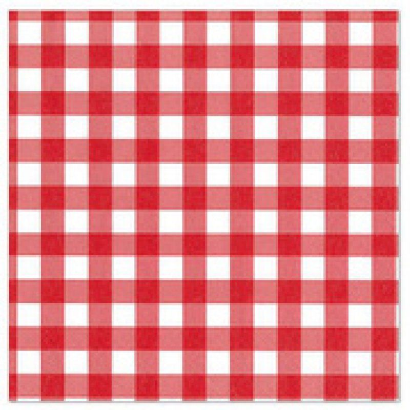 PAPSTAR Serviette à motif "Vichy Karo", 330 x 330 mm