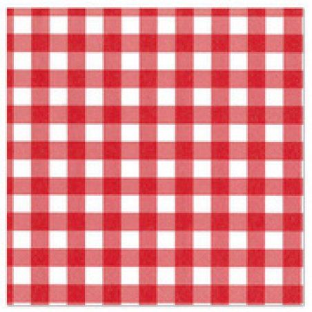 PAPSTAR Serviette à motif "Vichy Karo", 330 x 330 mm
