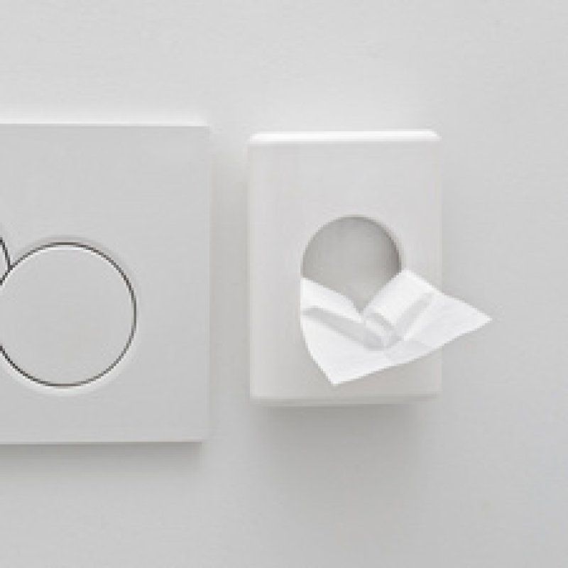 HYGOSTAR Distributeur de sachets hygiéniques, blanc