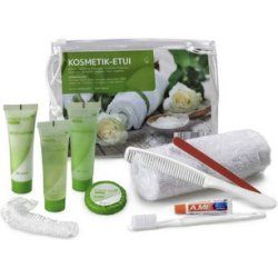 Lifemed Kit cosmétique de voyage, 10 pièces, dans un étui