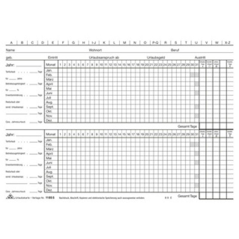 RNK Verlag Urlaubskarte, DIN A5 quer