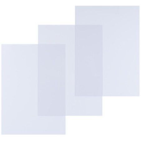 pavo Plat de couverture, A4, PP, 0,30 mm, transparent mat