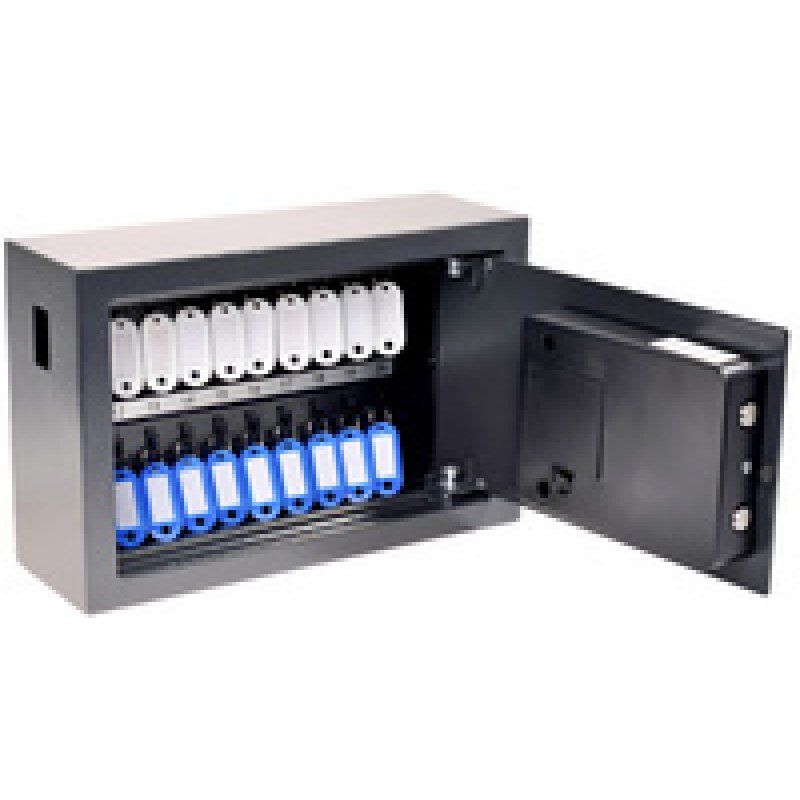 pavo Coffre à clés Advanced, pour 300 clés, gris foncé