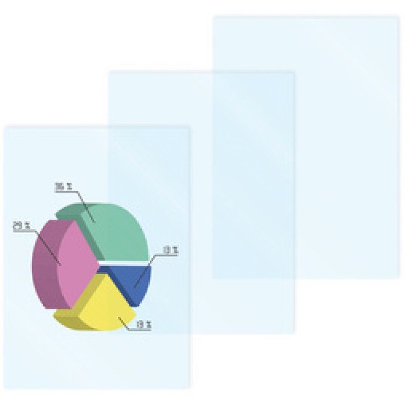 pavo Transparent pour rétroprojecteur, A3, 0,10 mm