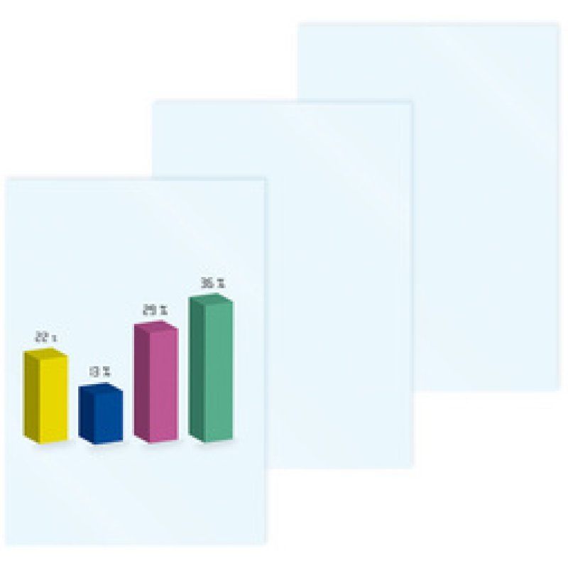 pavo Transparent pour rétroprojecteur, A4, 0,10 mm