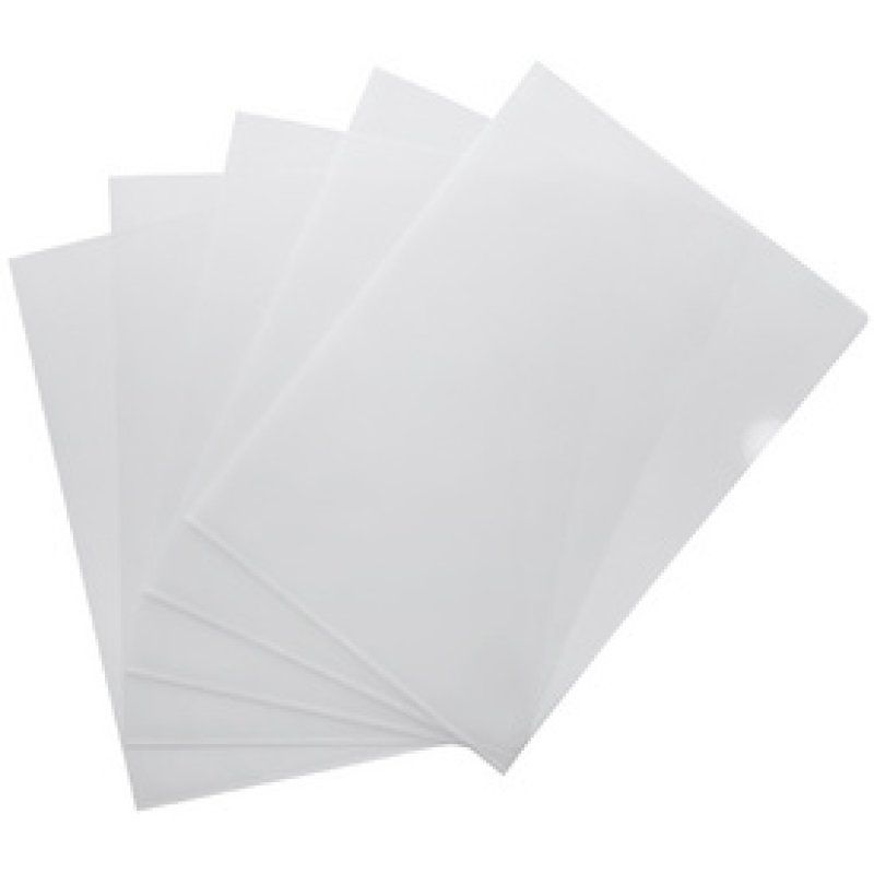 pavo Pochette coin, A4, PP, 0,10 mm, grainé, transparent