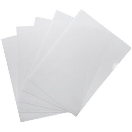 pavo Pochette coin, A4, PP, 0,10 mm, grainé, transparent