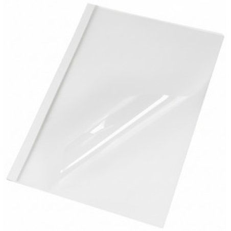 pavo Chemise à reliure thermique, A4, brillant, 8 mm, blanc