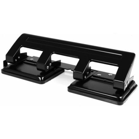 pavo Perforateur 4 trous, capacité: 20 feuilles, noir