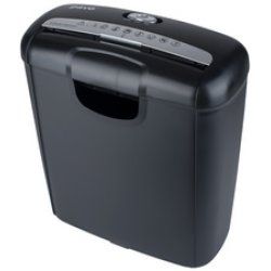 pavo Destructeur de documents Stripcut 6, bandes 6 mm, noir