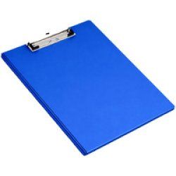 pavo Porte-bloc à pince, avec revêtement film, A4, rouge