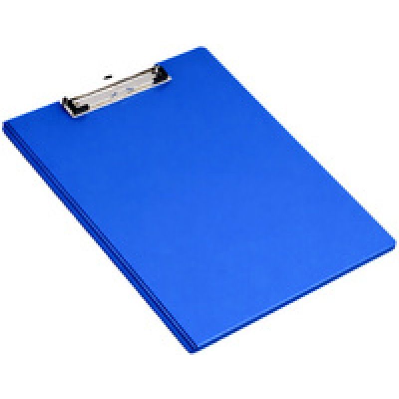 pavo Porte-bloc à pince, avec revêtement film, A4, rouge