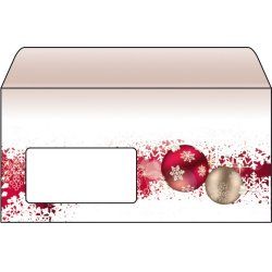 Sigel DU040 enveloppe DL (110 x 220 mm) Marron, Rouge 50 pièce(s)