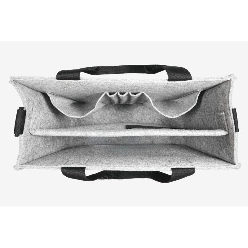 Sigel BA408 sac à main et sac en bandoulière Feutre PET, Polyéthylène téréphthalate (PET) Gris Garçon/Fille Sac