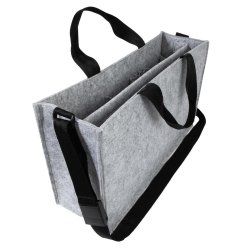 Sigel BA409 sac à main et sac en bandoulière Feutre PET, Polyéthylène téréphthalate (PET) Gris Garçon/Fille Sac