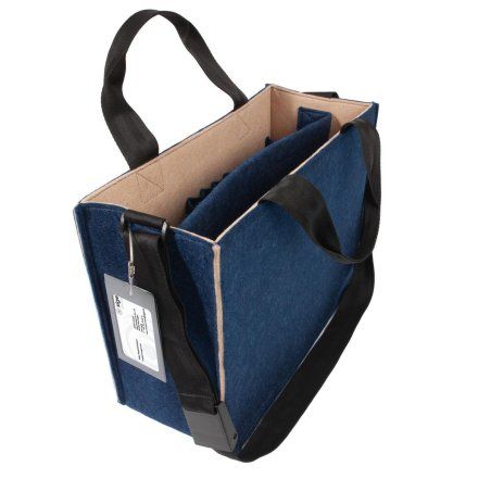 sigel Sacoche en feutre Desk Sharing Bag Bicolor M, bleu