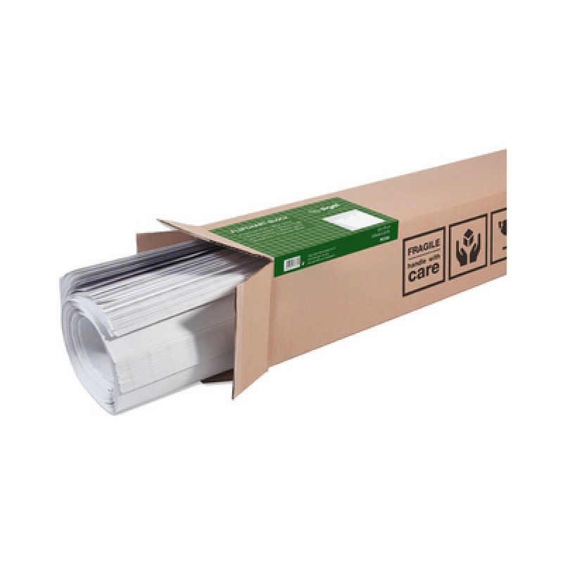 sigel Flipchart-Block, 680 x 990 mm, blanko, weiß, gerollt