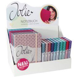sigel Carnet de notes Jolie Flair, simili cuir, présentoir