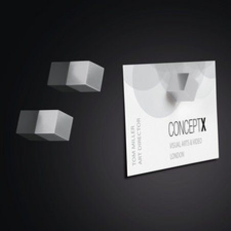 sigel Aimant néodyme cube "Strong" C5, set de 5, argent