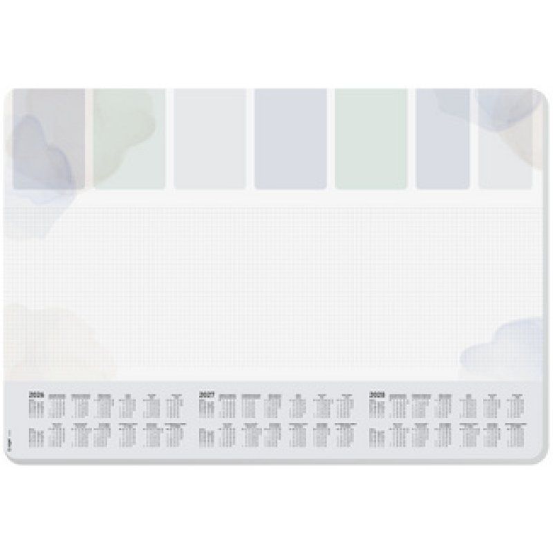 sigel Sous-main bloc papier "Pastel Planner", 595 x 410 mm