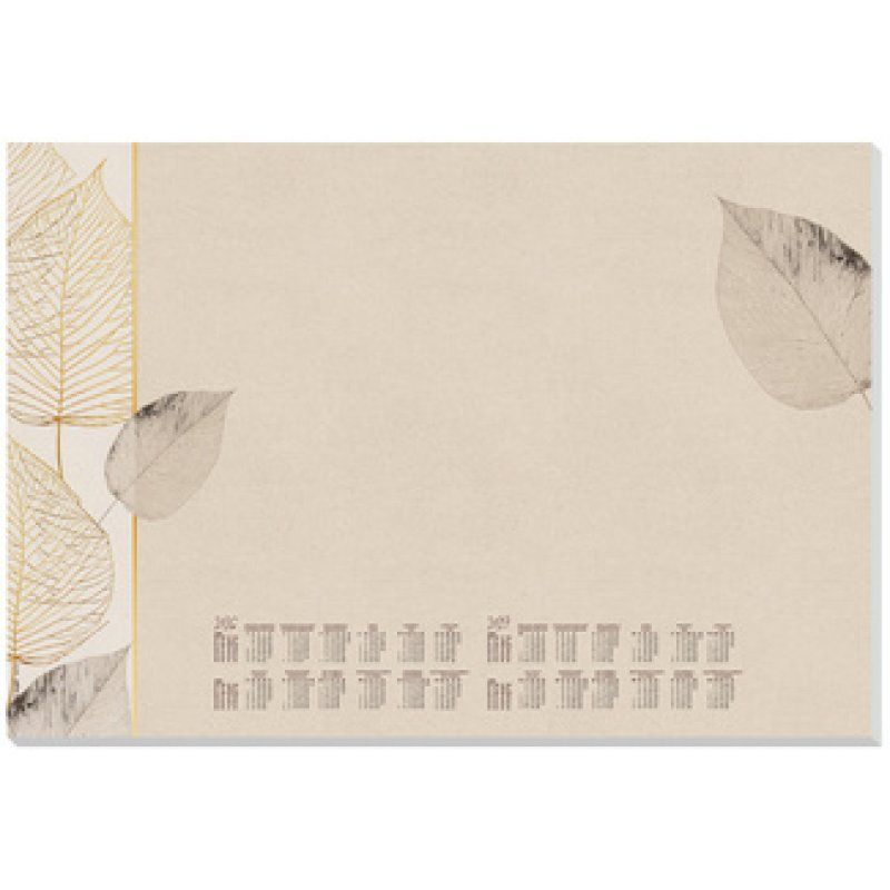 sigel Sous-main bloc papier "Natural Leaves", 595 x 410 mm