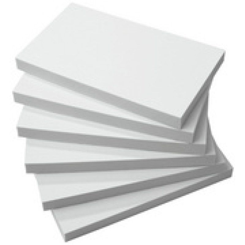 sigel Bloc-notes adhésif, 75 x 75 mm, uni, blanc