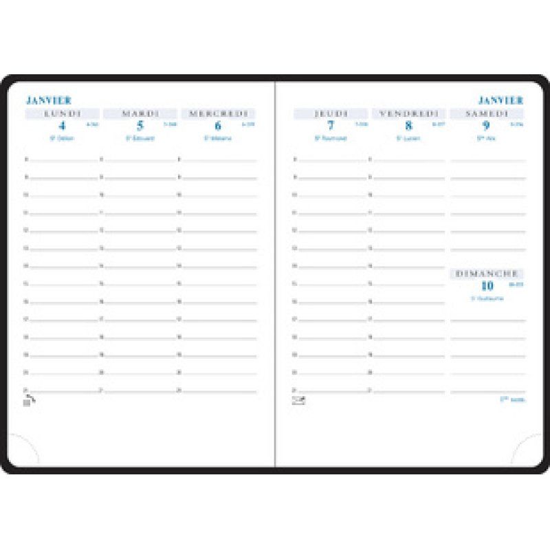 EXACOMPTA Agenda de poche Horizons 13, 2026, Barbara,assorti