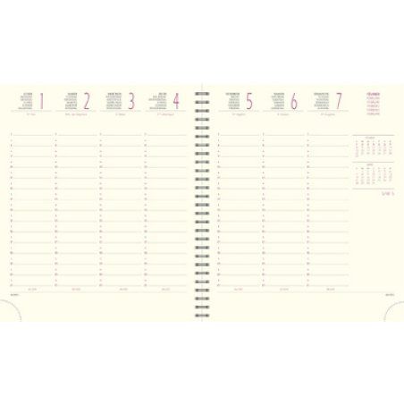 EXACOMPTA Agenda de bureau SAD 18S VERONE 2025/2026, 16 mois