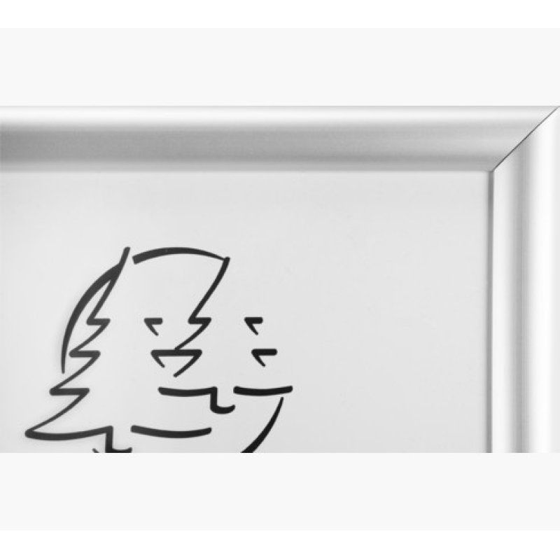 Exacompta 8394358D wall frame 297 x 420 mm Rectangle White Aluminium