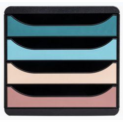 EXACOMPTA Module de classement BIG-BOX, 4 tiroirs, coloré