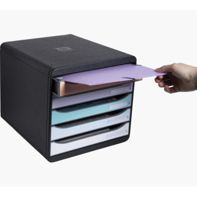 EXACOMPTA Module de classement BIG-BOX, 5 tiroirs, coloré