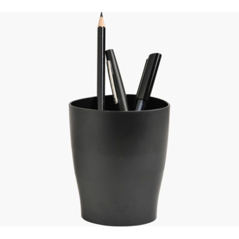 EXACOMPTA Pot à crayons ECOPEN, 1 compartiment, noir