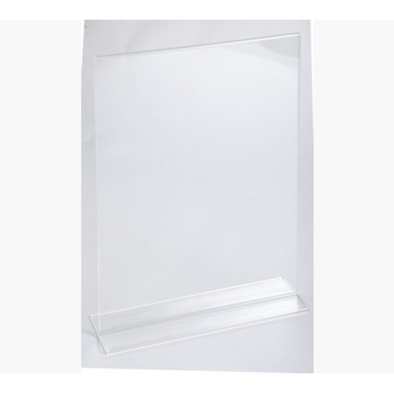 Exacompta 84158D support de panneau et stand d'information A4 polyméthacrylate de méthyle (PMMA) Transparent