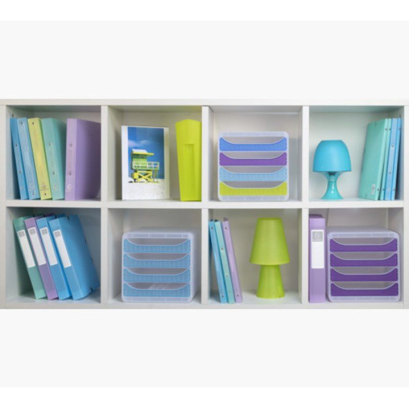 Exacompta 84158D support de panneau et stand d'information A4 polyméthacrylate de méthyle (PMMA) Transparent