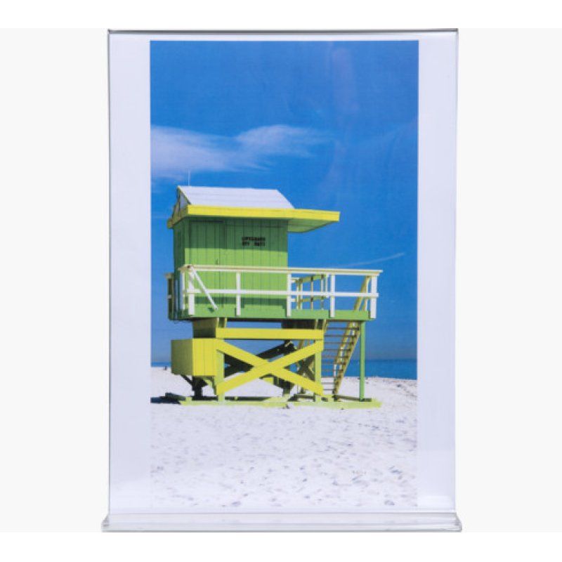 Exacompta 84158D sign holder/information stand A4 Polymethyl methacrylate (PMMA) Transparent