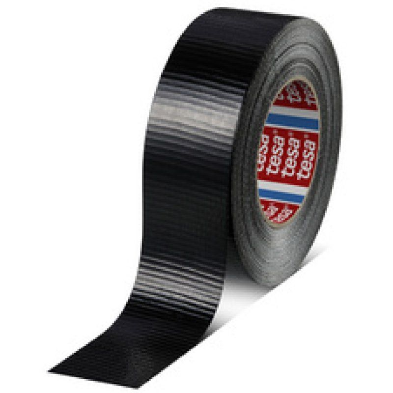 tesa Ruban toilé 4662, 48 mm x 50 m, noir