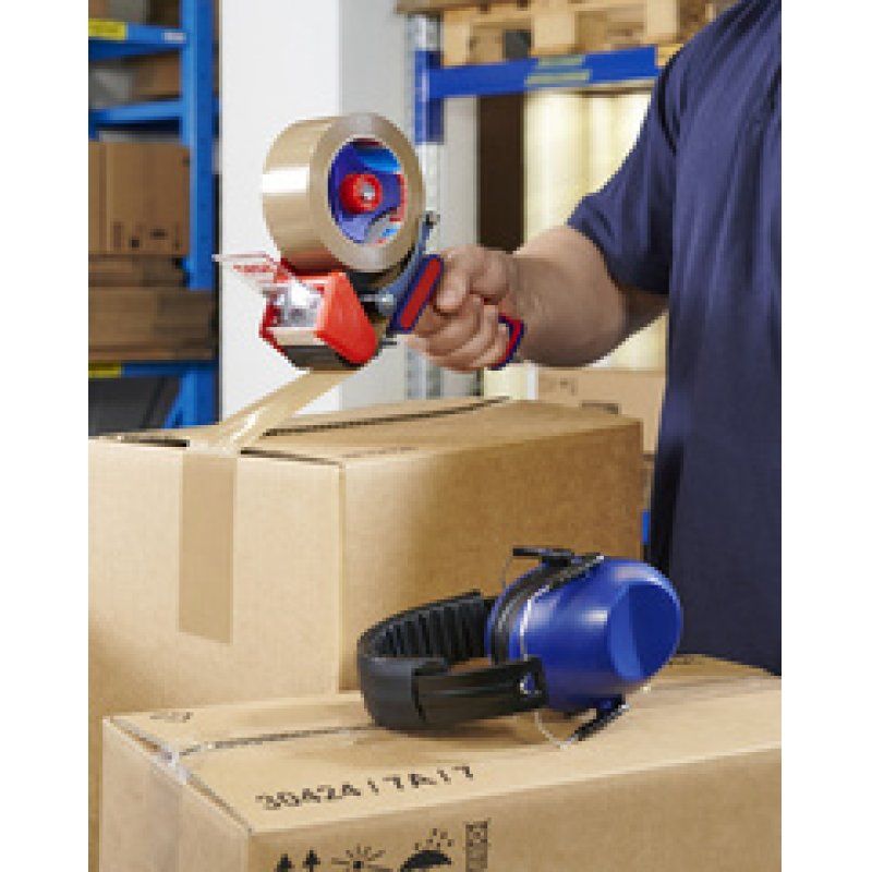 tesapack Dévidoir LowNoise pour ruban adhésif d'emballage