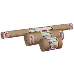 tesa Papier de protection, autocollant, 150mm x 50m, marron
