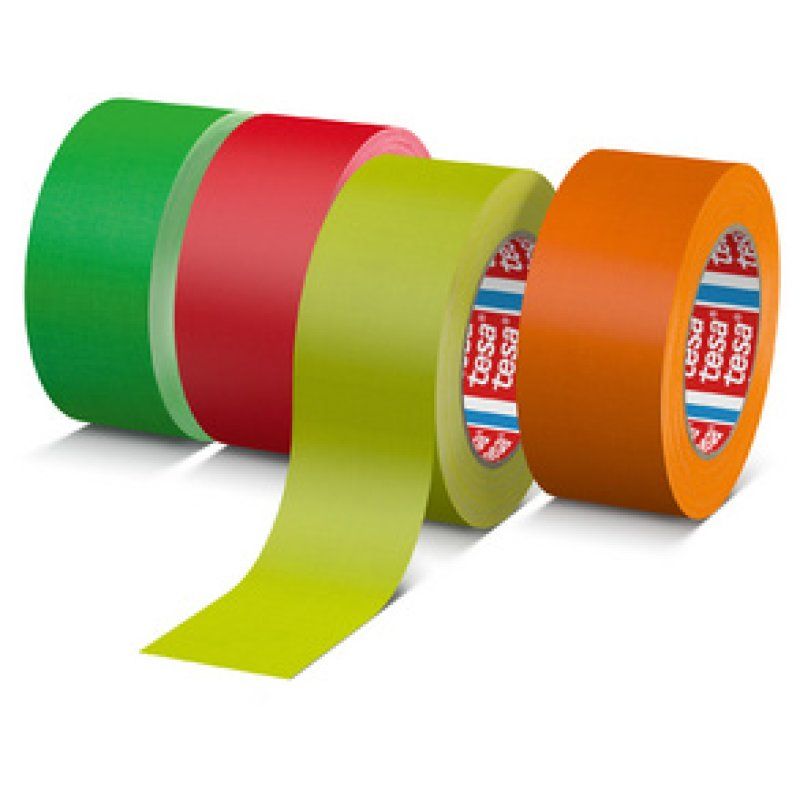 tesa Ruban adhésif 4671 Fluo, 19 mm x 25 m, vert fluo