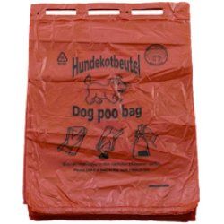 dm-folien Sac à déjections canines, 250x310 mm, bloc, rouge